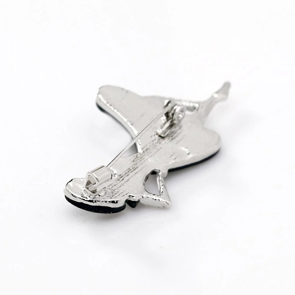 Elegant Mother Of Pearl Dancing Girl Brooch, Alloy Shell Lapel Pin Corsage For Suit Accessory Gift