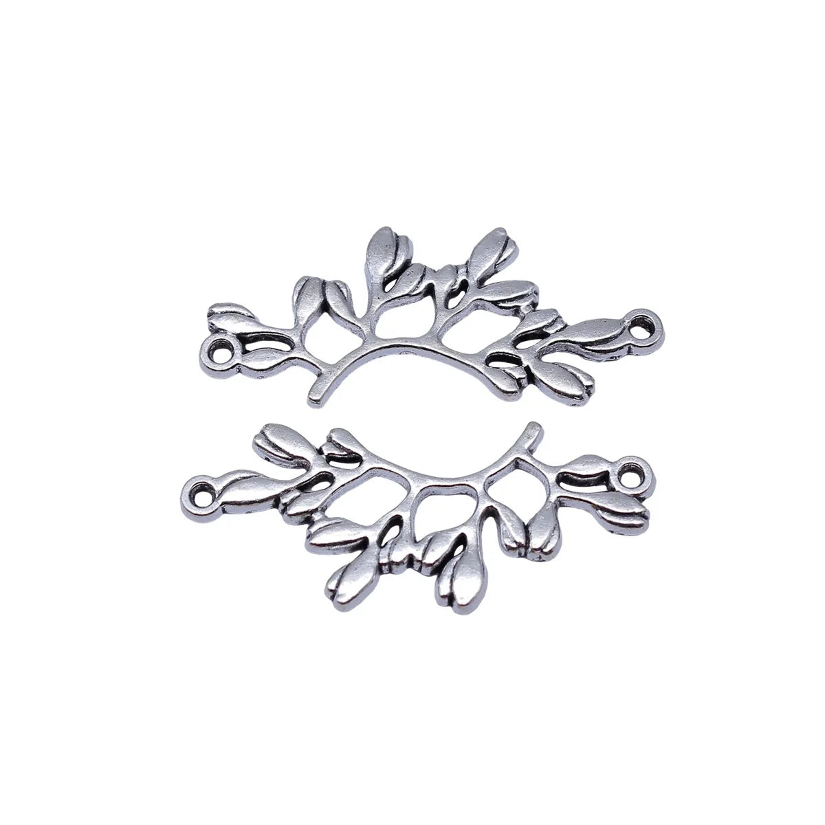 38x16mm 2g Antique Silver Zinc Alloy Tree Branch Connector Charm for DIY Necklace Jewelry Making