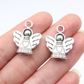 23x20x7mm 4.2g Antique Silver Zinc Alloy Angel Charm Pendant for DIY Necklace Bracelet Jewelry Making
