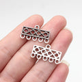 24x14mm 1.5g Multi Color Zinc Alloy Earring Connector Charm Findings for DIY Earrings Jewelry Making