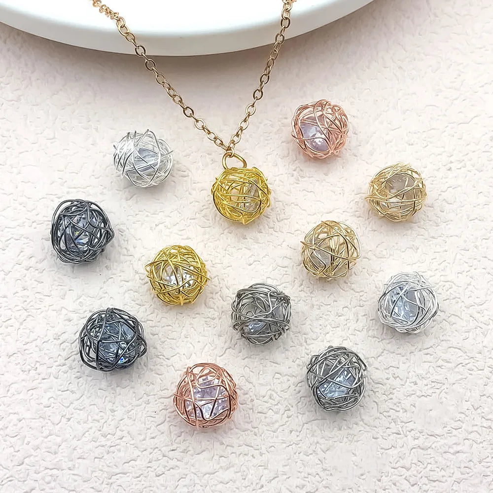 Iron Hollow Beads