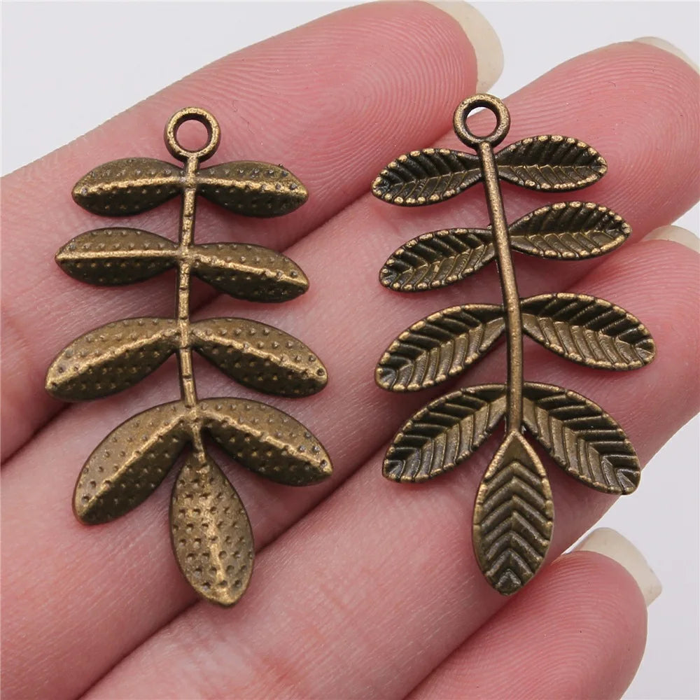 38x22mm 2.8g Multicolor Zinc Alloy Tree Branch Charm Pendant for Necklace Bracelet Jewelry Making