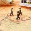 15x8MM Antique Silver Iron Eiffel Tower Charm Pendant for DIY Necklace Bracelet Jewelry Making