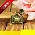 25x22MM Antique Silver Zinc Alloy Camera Charm Pendant for DIY Necklace Bracelet Jewelry Making