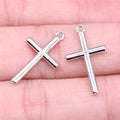 23x13mm 0.72g Multi Color Zinc Alloy Cross Charm Pendant for DIY Bracelet Necklace Handmade Jewelry