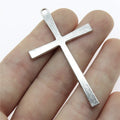 60x36mm 4.1g Multicolor Zinc Alloy Cross Charm Pendant for DIY Handmade Necklace Bracelet Making