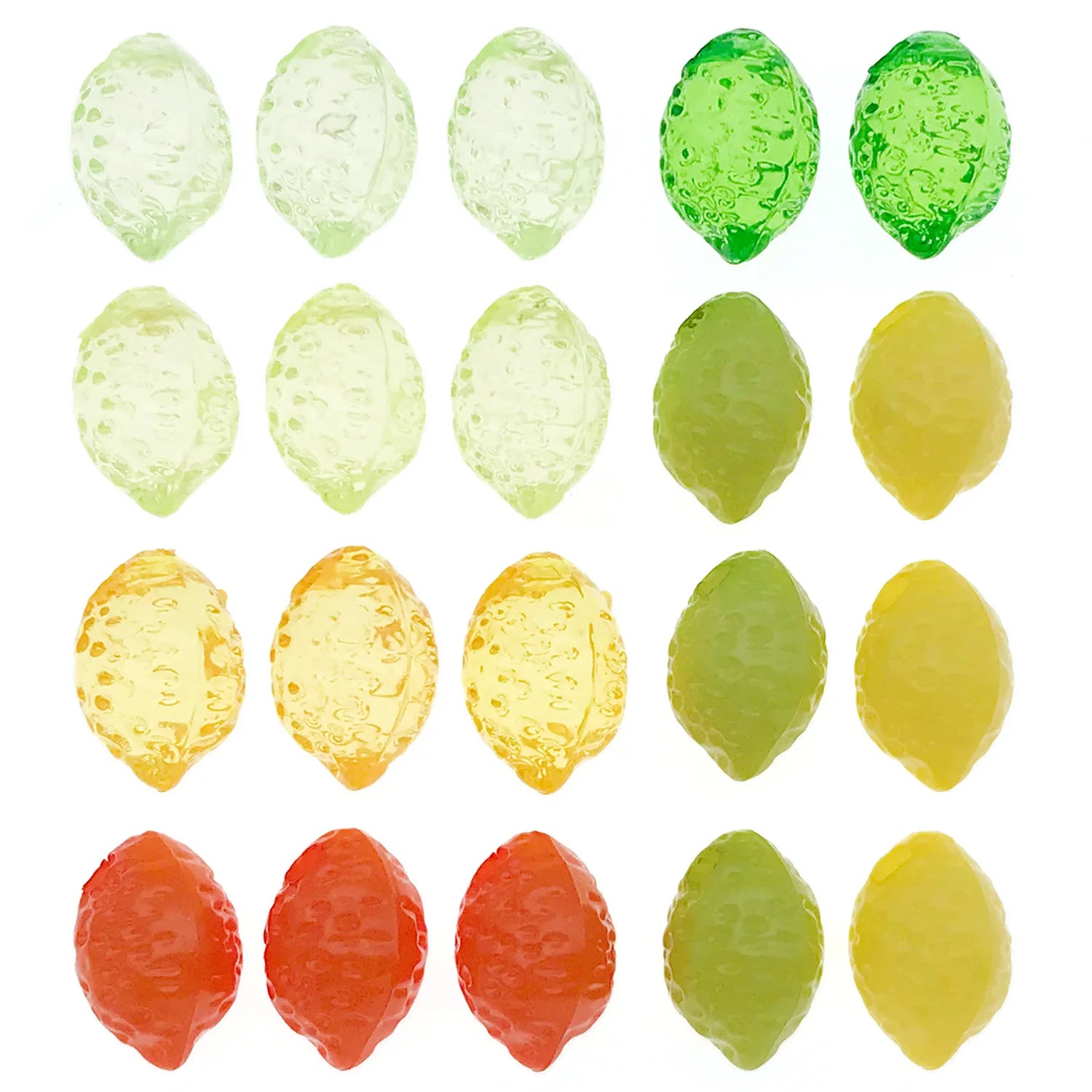 Acrylic 3D Lemon Loose Beads for DIY Bracelet Necklace Phone Strap Jewelry