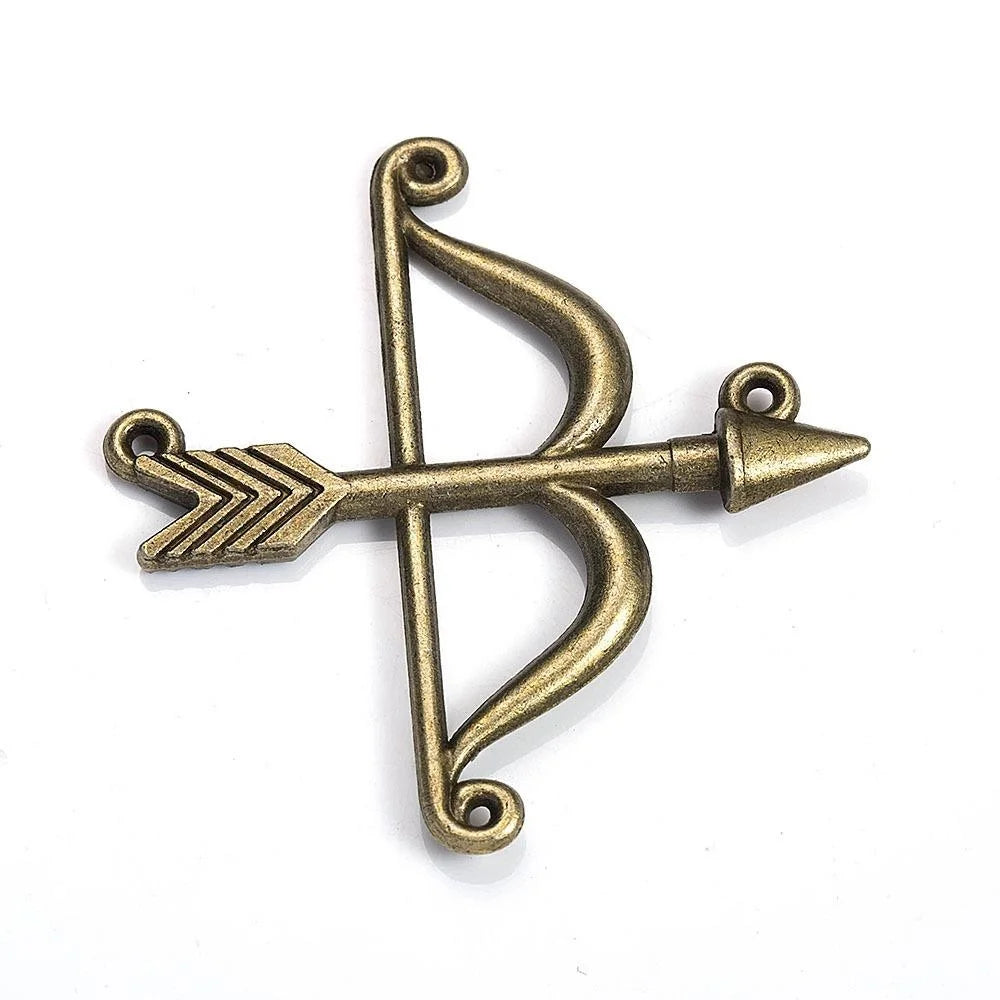 47x45MM Zinc Alloy Double Sided Charm Pendant for DIY Necklace Bracelet Jewelry Making