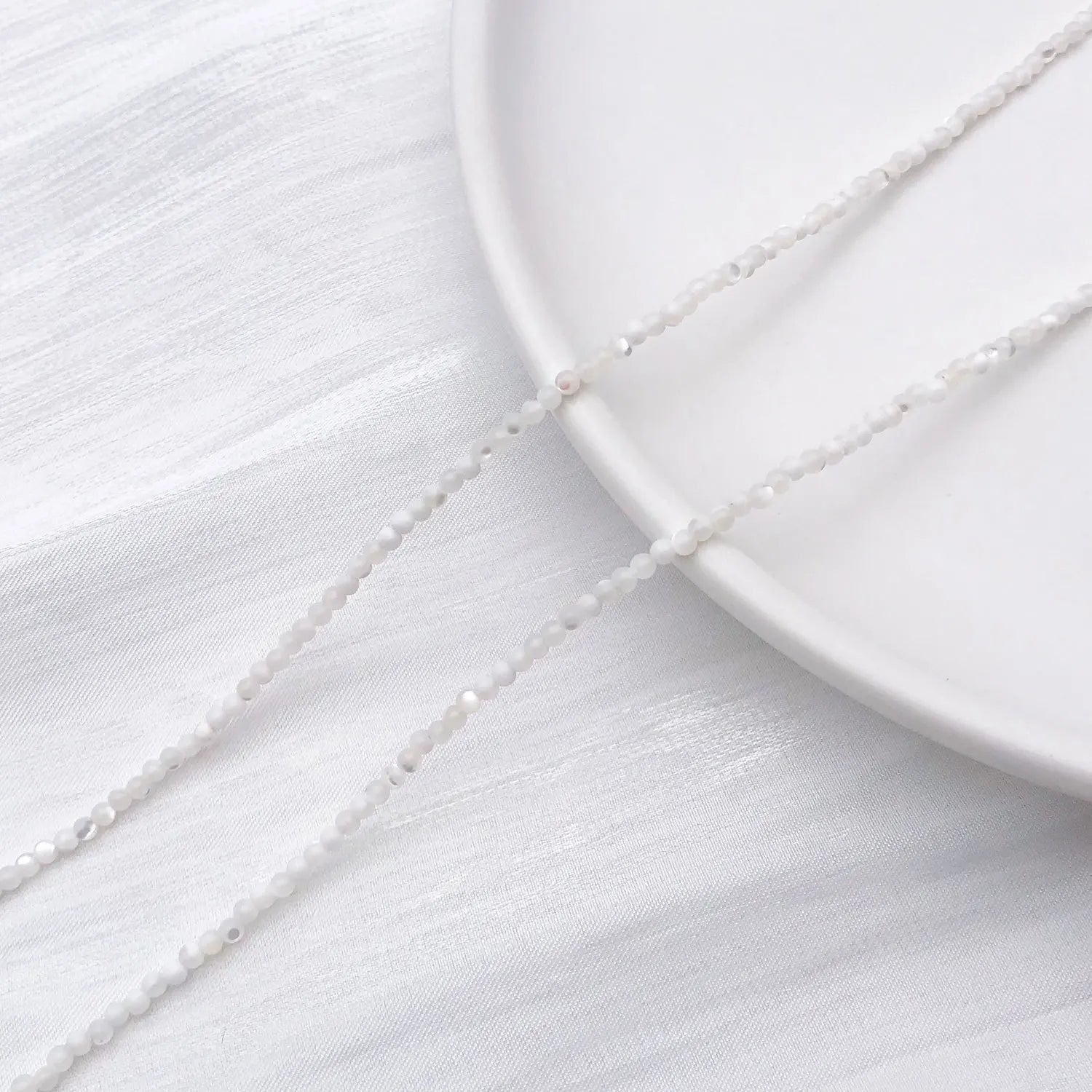 Natural Shell Irregular White Chip Beads for DIY Necklace Bracelet Jewelry Making