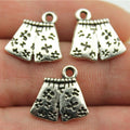 15x15mm 1.3g Multicolor Zinc Alloy Shorts Pants Charm Pendant for DIY Jewelry and Clothing Accessories