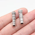 23x7.1mm 1.8g Multicolor Zinc Alloy Gourd Head Spacer Beads for Rosary Prayer Bead Jewelry Making