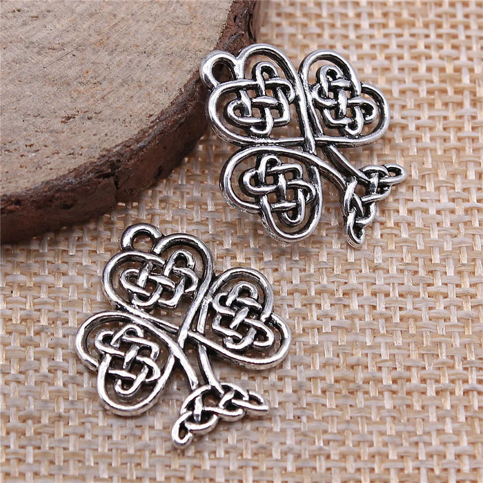 19x23mm 1.5g Antique Silver Zinc Alloy Heart Tree Charm Pendant for DIY Necklace Bracelet Making