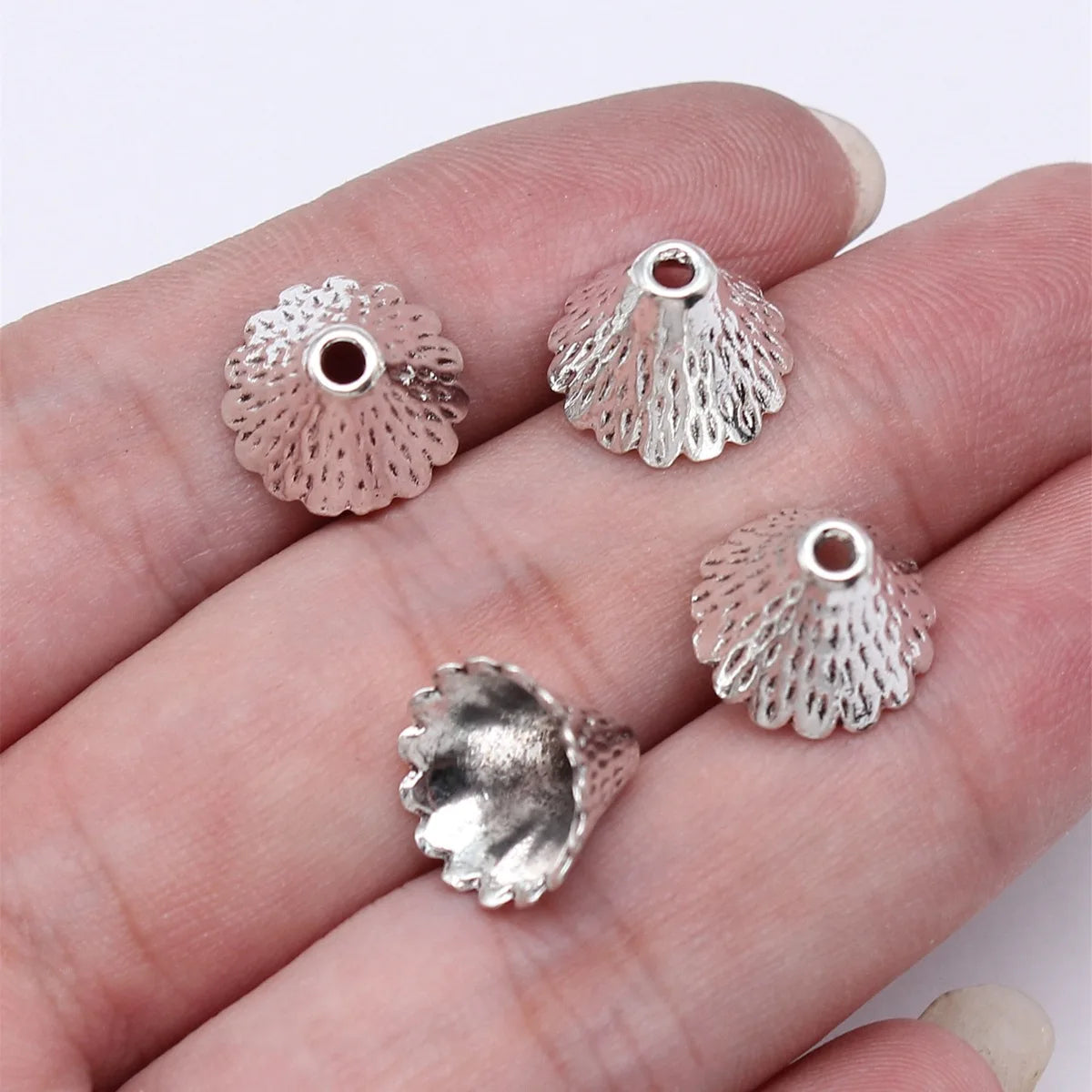 12x12x9mm 0.95g Multicolor Zinc Alloy Cone Tassel Cap jewelry finding for DIY earrings necklace making