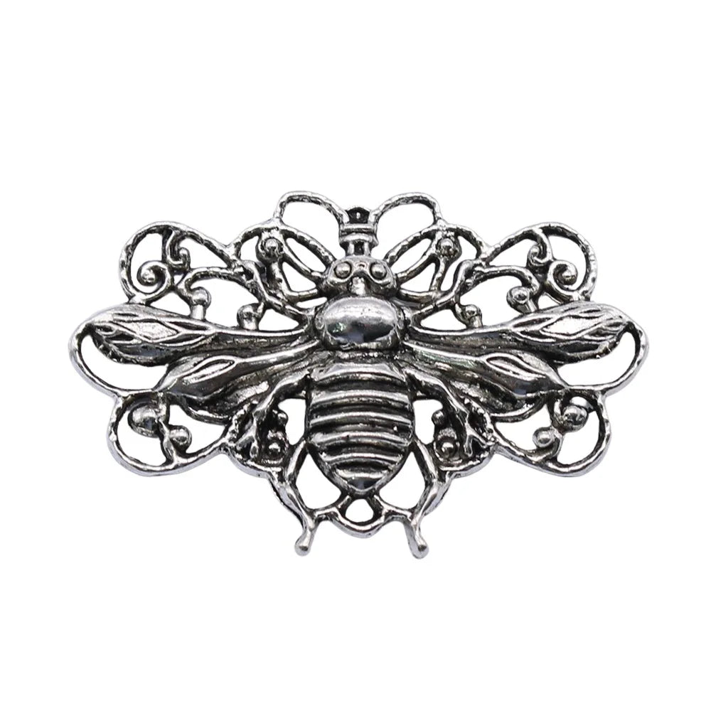 45x29mm 4.6g Multicolor Zinc Alloy Bee Charm Pendant for DIY Necklace Bracelet Jewelry Making