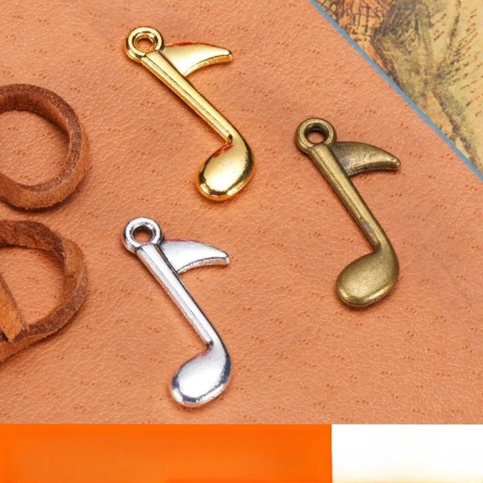 Zinc Alloy Double Sided Charm Pendant for DIY Necklace Bracelet Jewelry Making — 23×13mm