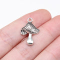 20x14mm 1.1g Multicolor Zinc Alloy Mushroom Charm Pendant for DIY Necklace Bracelet Making
