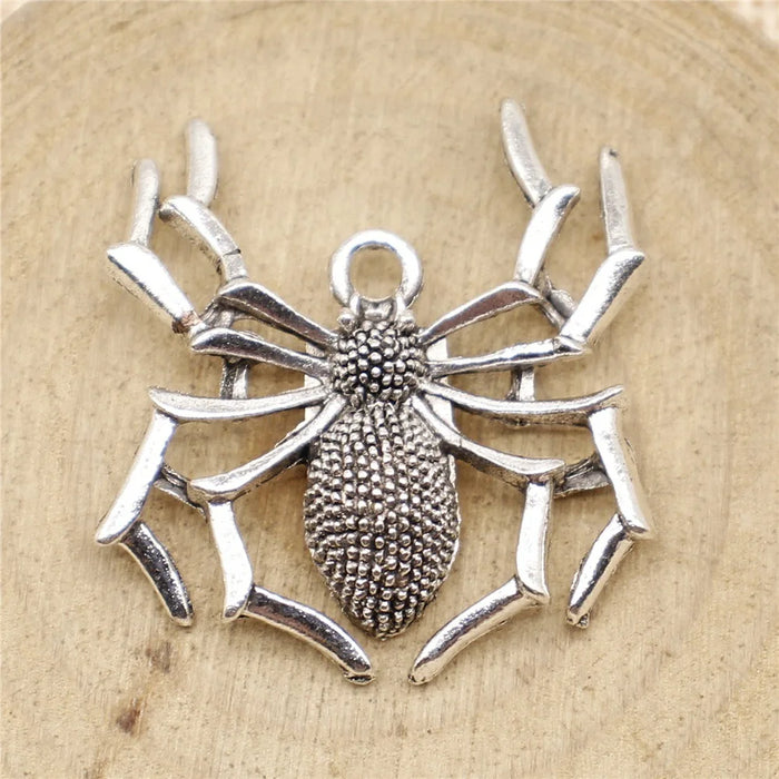 35x32mm 5.1g Multicolor Zinc Alloy Spider charm pendant for necklace bracelet DIY jewelry making