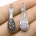 10x33mm 3.3g Antique Silver Zinc Alloy Comb Charm Pendant for DIY Bracelet Necklace Jewelry Making
