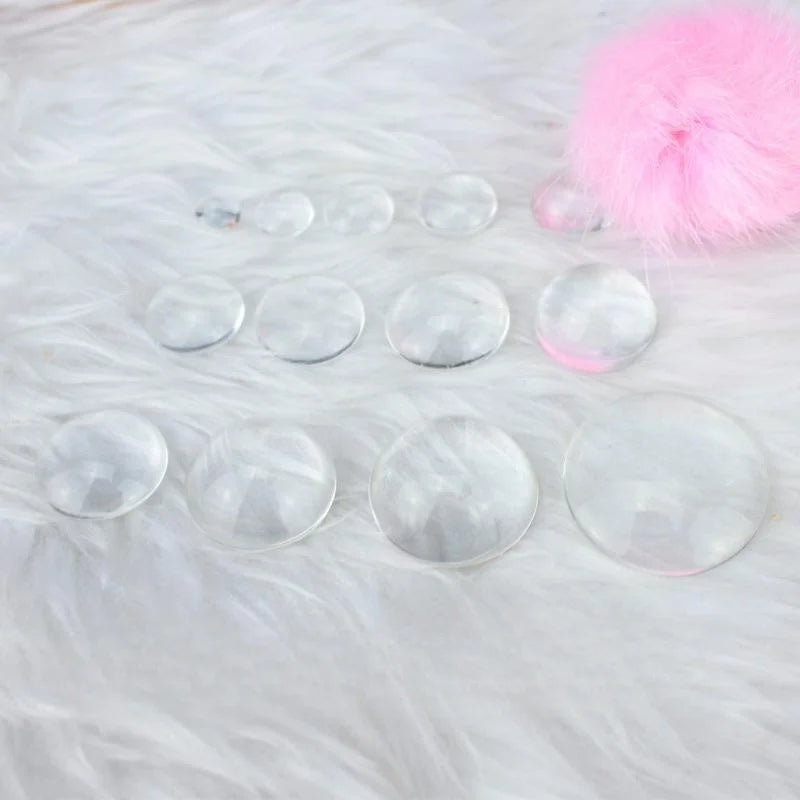 10MM Glass Round Charm Pendant for DIY Necklace Bracelet Jewelry Making