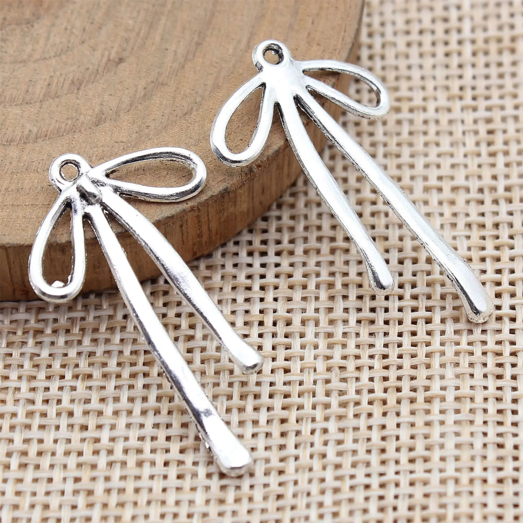 32x19mm 1g Multicolor Zinc Alloy Bow Butterfly Charm Pendant for DIY Necklace Bracelet Accessories
