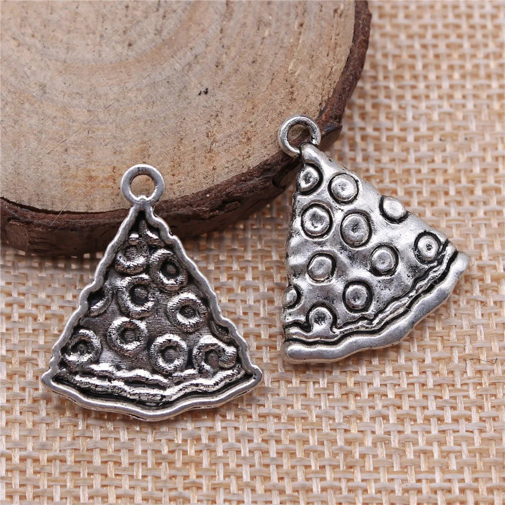 25x22mm 1.9g Multicolor Zinc Alloy Biscuit Charm Pendant for DIY Necklace Bracelet Jewelry Making