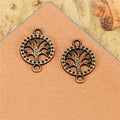 19mm Antique Silver Zinc Alloy Round Charm Pendant for DIY Necklace Bracelet Jewelry Making