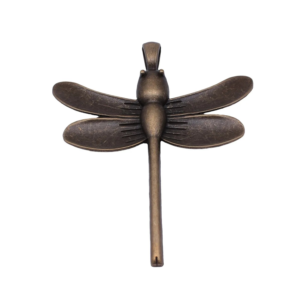 114x97mm 33g Antique Bronze Zinc Alloy Large Dragonfly Charm Pendant for Necklace Jewelry DIY