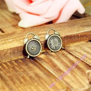 18x13MM Zinc Alloy Alarm Clock Charm Pendant for DIY Necklace Bracelet Jewelry Making