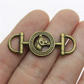 43x17mm 3.6g Multicolor Zinc Alloy Horse Head Connector Charm for DIY Necklace Bracelet Jewelry Making
