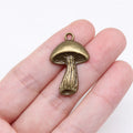 29x18mm 2.2g Multicolor Zinc Alloy Mushroom Charm Pendant for DIY Bracelet Necklace Jewelry Making