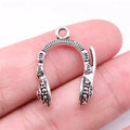 25x18mm 2.9g Antique Silver Zinc Alloy Headphones Charm Pendant for DIY Bracelet Necklace Jewelry Making