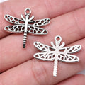 23x27mm 2.1g Multicolor Zinc Alloy Dragonfly Charm Pendant for DIY Necklace Bracelet Jewelry Making