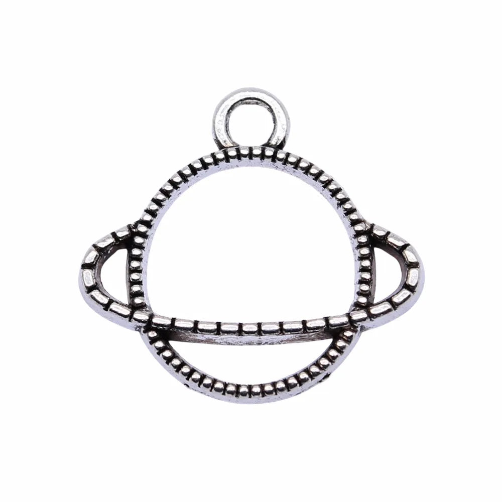 24x21mm 1.45g Multicolor Zinc Alloy Universe Charm Pendant for DIY Necklace Bracelet Jewelry Making