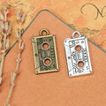 23x12MM Antique Silver Zinc Alloy Tape Recorder Charm Pendant for DIY Necklace Bracelet Jewelry Making
