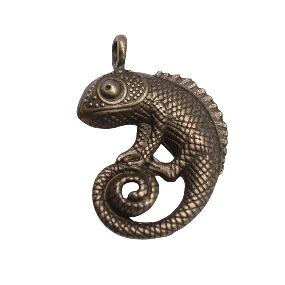 26x36mm 5.2g Multicolor Zinc Alloy Lizard Charm Pendant for DIY Necklace Bracelet Jewelry Making