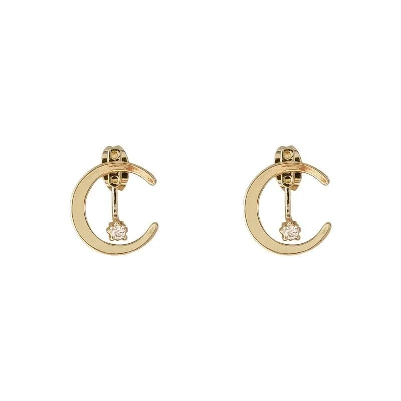 Light Luxury Micro Pave Zircon Copper Drop Earrings Geometric Heart Floral Design