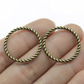 25x25x21.5mm 1g Multicolor zinc alloy Round Ring connector charm pendant for DIY necklace bracelet making