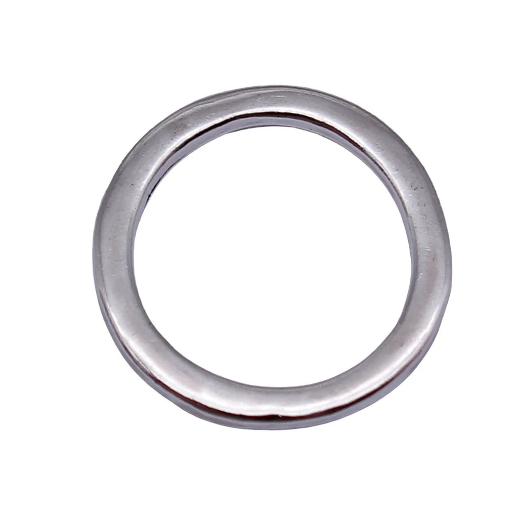 20x20mm 1.7g Antique Silver Zinc Alloy Round Ring Charm Pendant for DIY Necklace Bracelet Jewelry