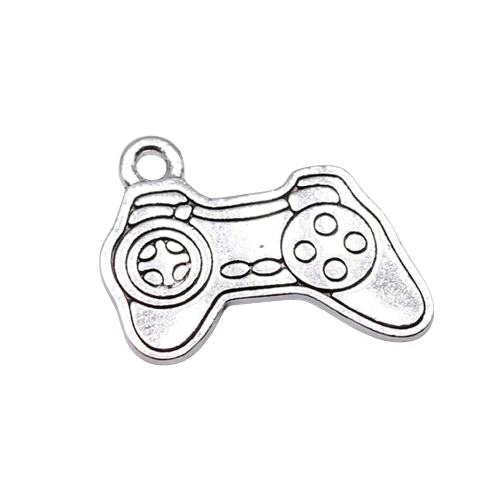 23x17mm 2g Antique Silver Zinc Alloy Game Controller Charm Pendant for DIY Necklace Bracelet