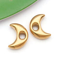 Stainless Steel Five Point Star Heart Moon Flower Spacer Beads for DIY Bracelet