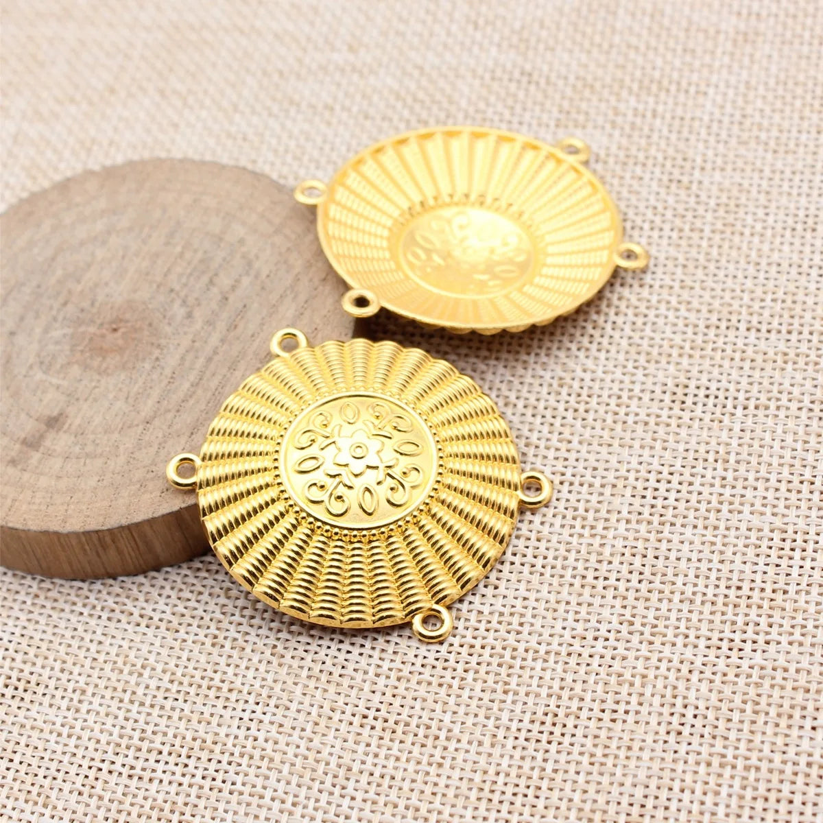 43x40mm 7.2g Multicolor Zinc Alloy 4 Hole Connector Charm for Body Chain Waist Chain Jewelry Making