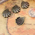 21x17MM Antique Silver Zinc Alloy Scallop Shell Shell Charm Pendant for DIY Necklace Bracelet Jewelry Making