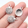 19x13mm 1.4g Multicolor Zinc Alloy Shell Charm Pendant for Necklace Bracelet Jewelry Making