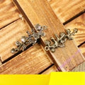 42x15MM Antique Silver Zinc Alloy Plum Blossom Branch Charm Pendant for DIY Necklace Bracelet Jewelry Making