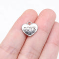 12x14mm 0.77g Antique Silver Zinc Alloy LOVE Letter Charm Pendant for DIY Bracelet Necklace Making