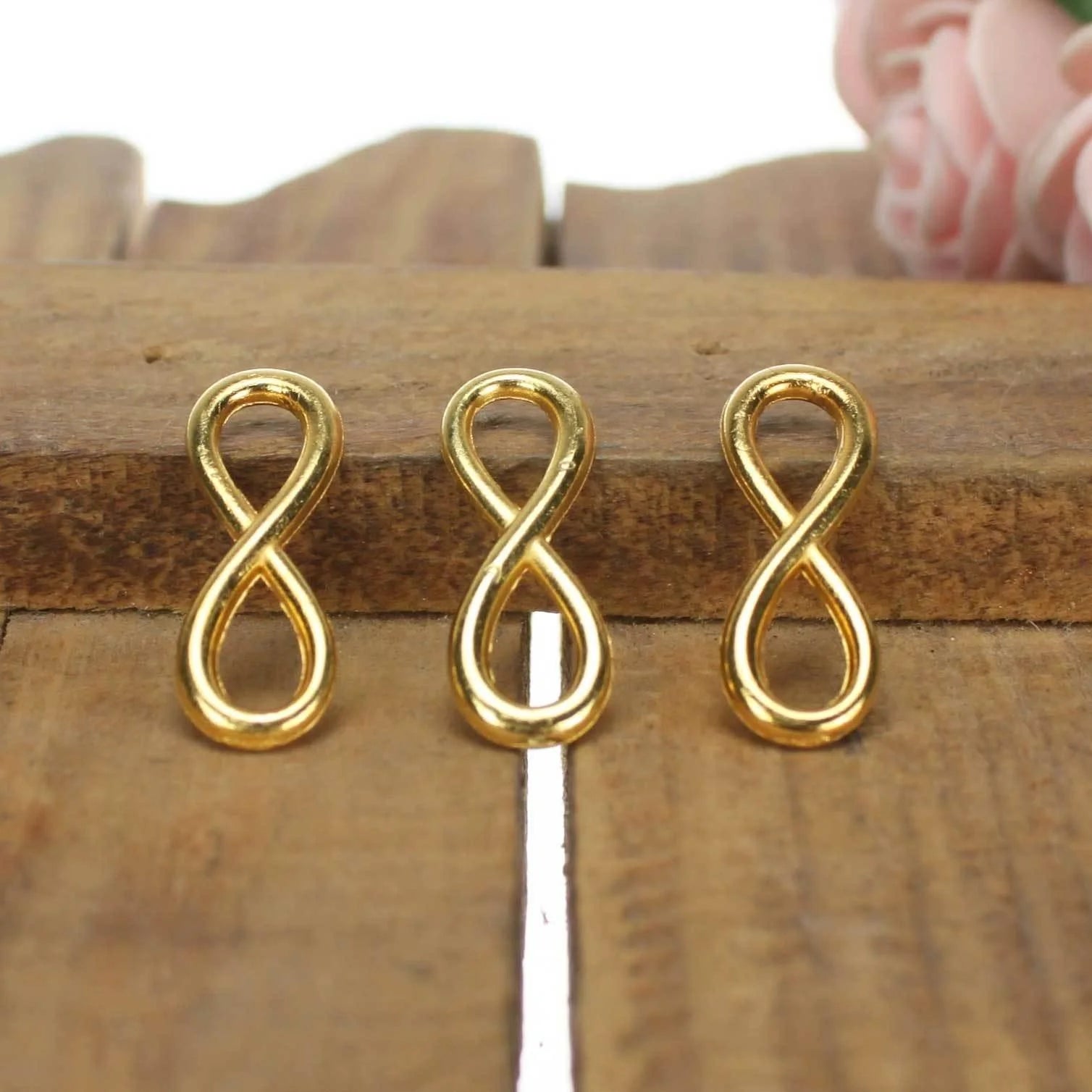 24x9MM Zinc Alloy Number Charm Pendant for DIY Necklace Bracelet Jewelry Making