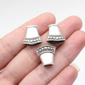 15x14x8mm 1.9g Antique Silver Zinc Alloy Tassel Cap End Bead Cone for Earrings Necklace DIY Jewelry Making