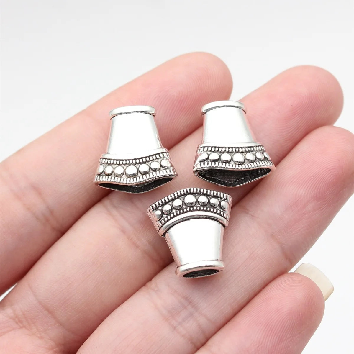 15x14x8mm 1.9g Antique Silver Zinc Alloy Tassel Cap End Bead Cone for Earrings Necklace DIY Jewelry Making