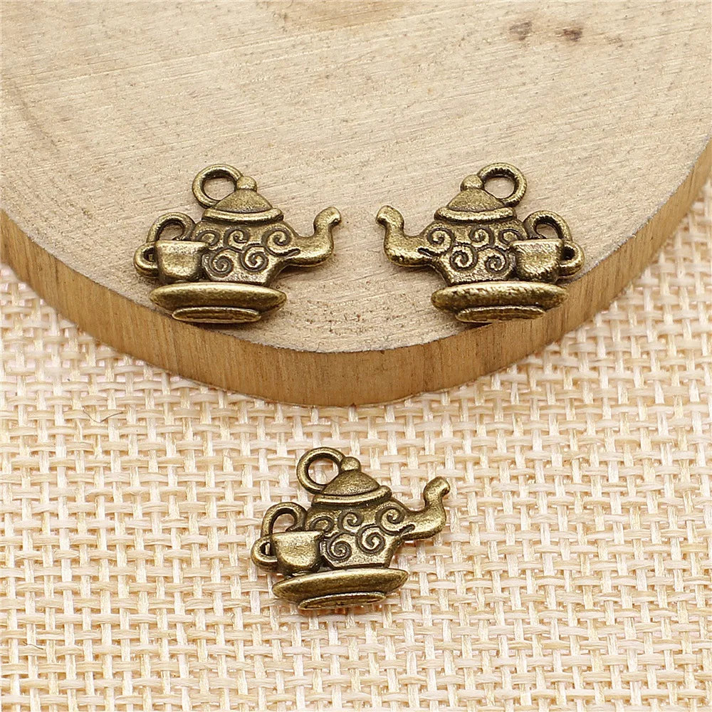 13x15mm 1.2g Zinc Alloy Charm Pendants for DIY Jewelry Accessories