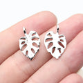 20x12mm 0.82g Multicolor Zinc Alloy Leaf Charm Pendant for Bracelet Necklace DIY Jewelry Making